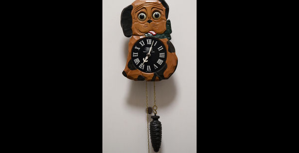 TEZUKA CLOCK Poppo 犬 壁掛
